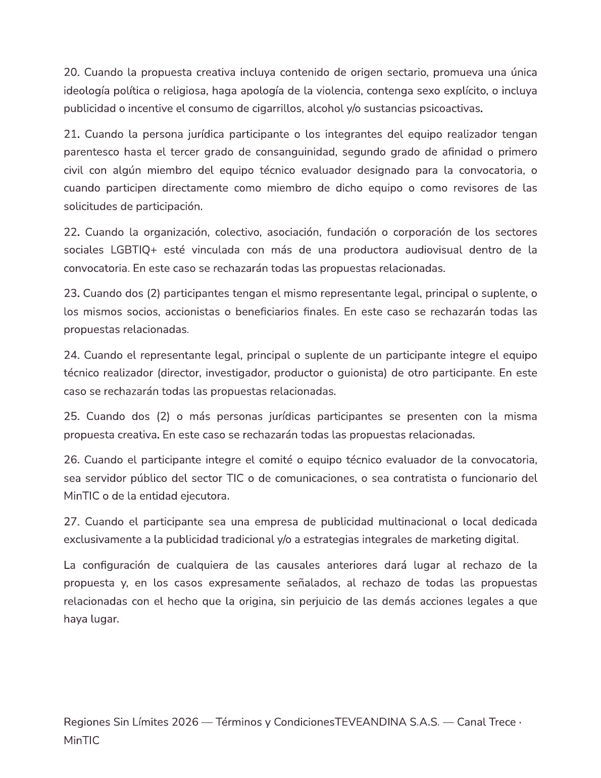 Términos y Condiciones — página 23 de 51