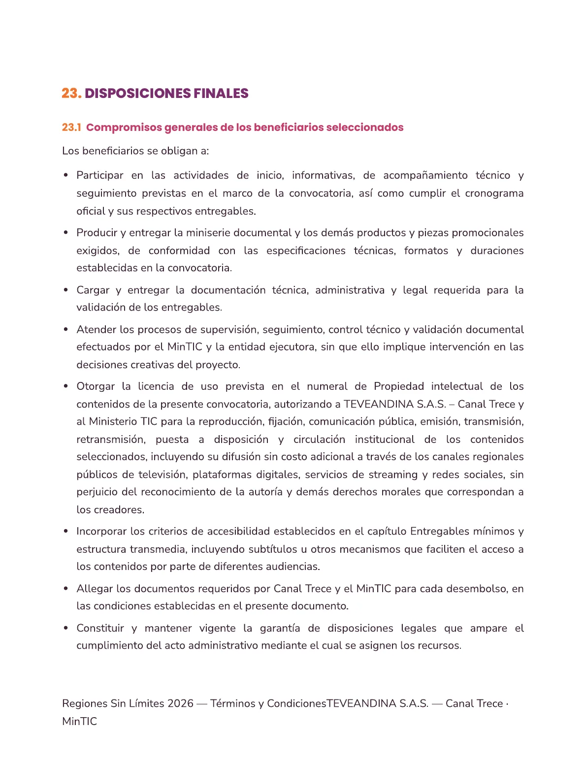 Términos y Condiciones — página 44 de 51